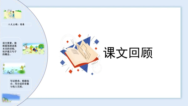 第六单元（复习课件）-2023-2024学年一年级语文上册单元速记巧练（统编版）