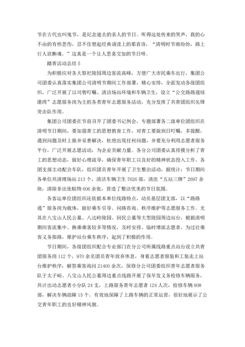 踏青活动总结.docx