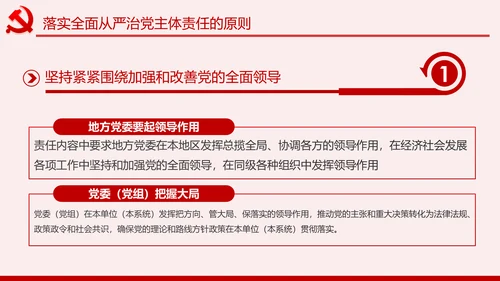 党委（党组）落实全面从严治党主体责任规定PPT