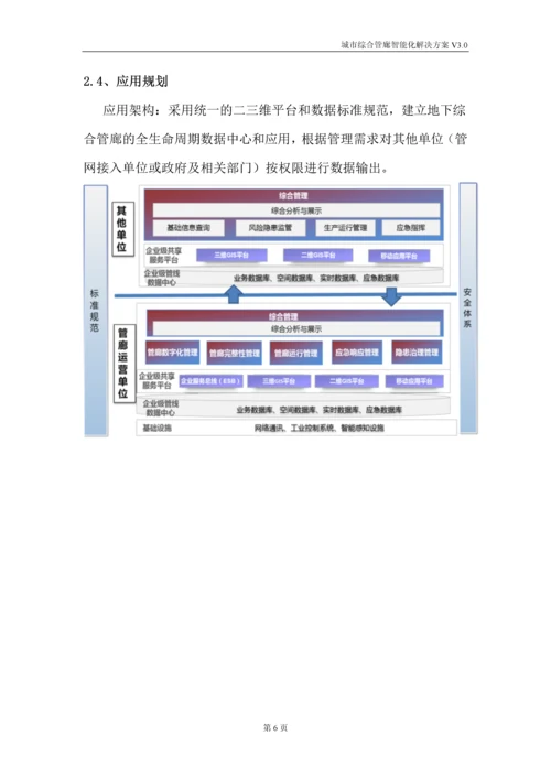 城市综合管廊智能化解决方案全套.docx