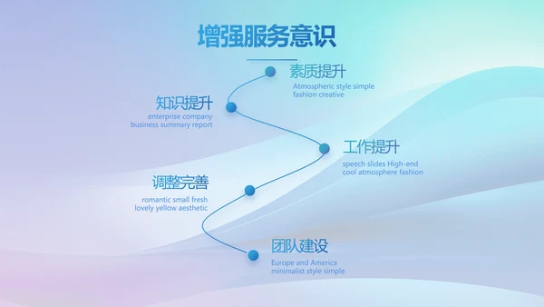 蓝色签约仪式启动大会战略合作策划PPT模板