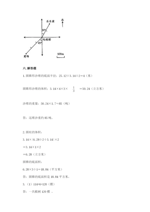 冀教版小升初数学模拟试卷附答案（研优卷）.docx