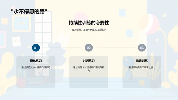 英语口语提升攻略PPT模板