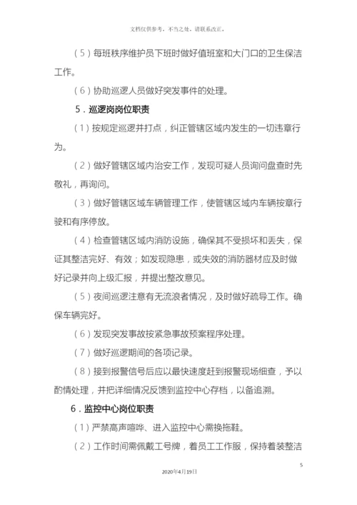保安队管理方案.docx