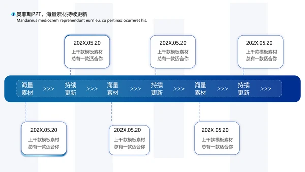 商务风年度工作计划蓝白PPT