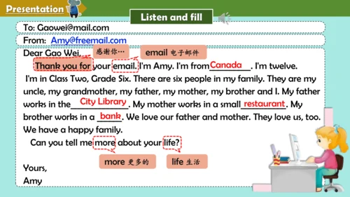 Unit 4 Where do you work？ Lesson 23- Lesson 24 课件（