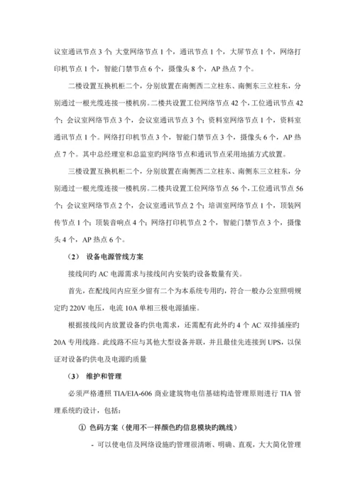 弱电施工方案.docx