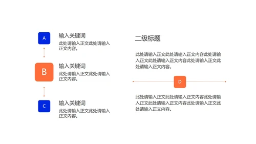蓝色简约风工作总结汇报PPT模板