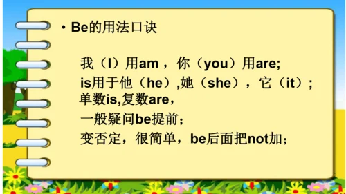 人教七上预备篇—人称代词和be动词名词复数综合复习课件