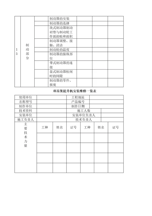 卷扬机安全技术检验报告