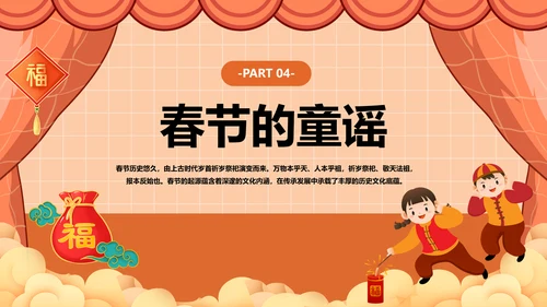 幼儿园童心同乐过新年春节主题活动PPT模板