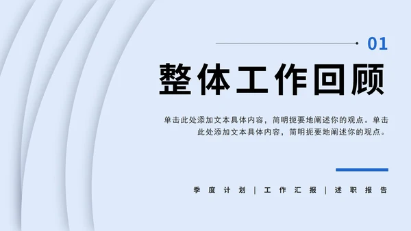 年中述职报告PPT模板