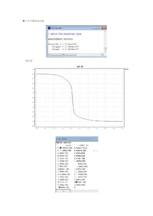 实验三集成电路瞬态实验报告