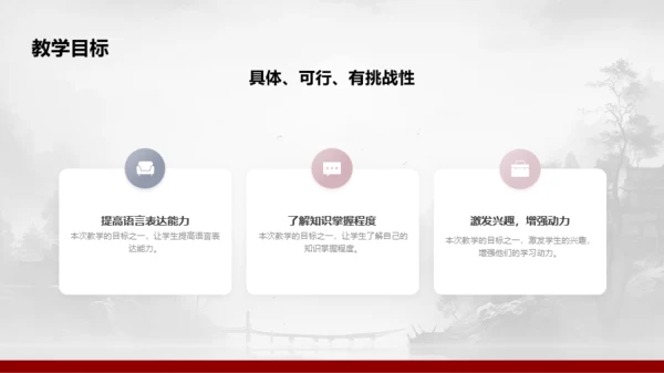 水墨风教学总结与评估PPT模板