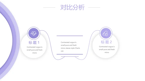 紫色简约大方医疗护理工作汇报动态PPT模板