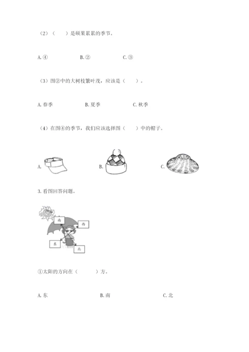 教科版科学二年级上册期末测试卷1套.docx