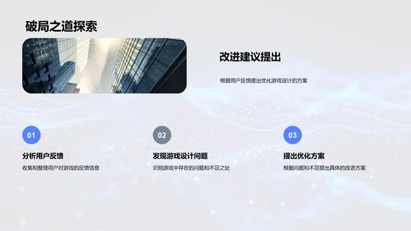 优化游戏设计报告PPT模板