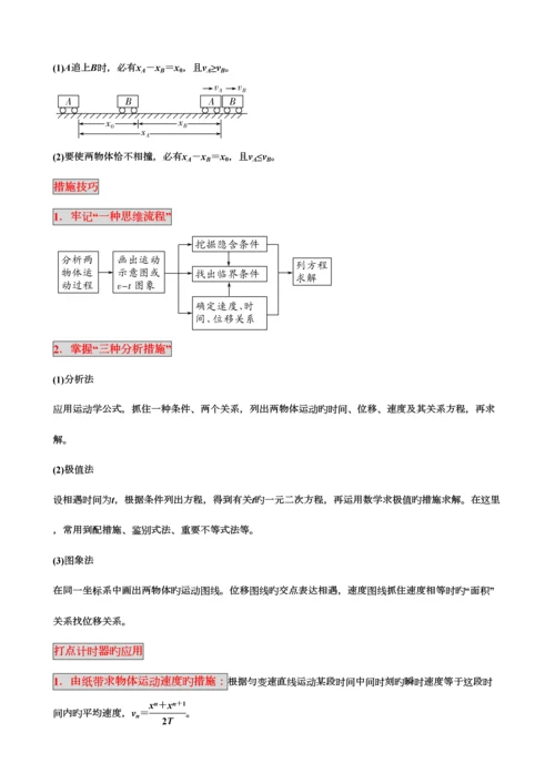 2023年高中物理必修一知识点总结.docx