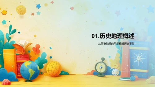 历史地理学讲解PPT模板