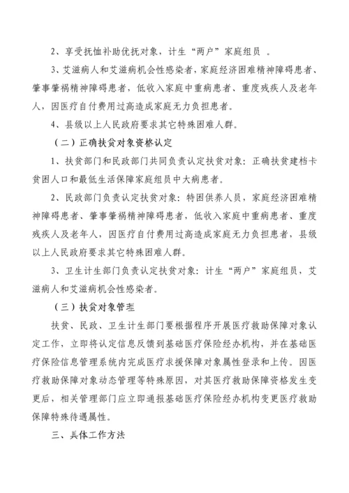 医疗精准扶贫实施专业方案.docx