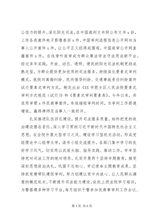 法院XX年上半年工作总结及下半年工作计划 (3).docx