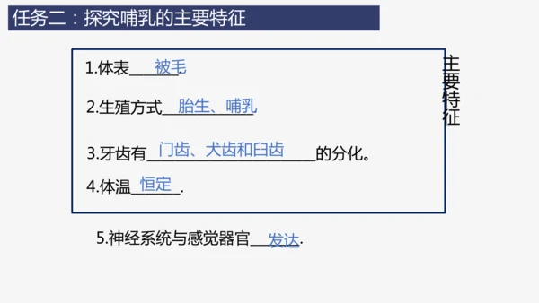 人教版生物七年级上册2.2.2《脊椎动物（三）鸟和哺乳动物》教学课件(共32张PPT)+视频素材