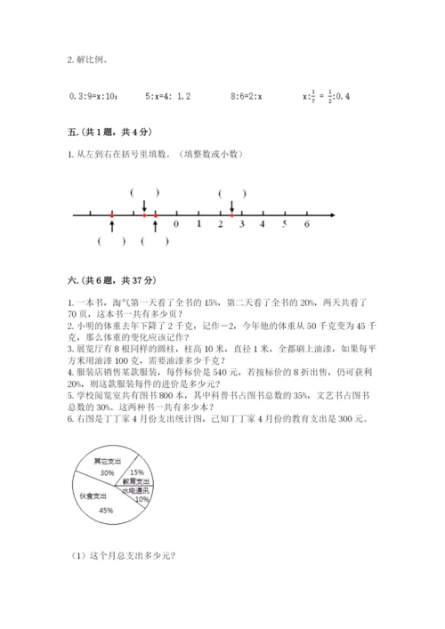 苏教版数学小升初模拟试卷完整.docx