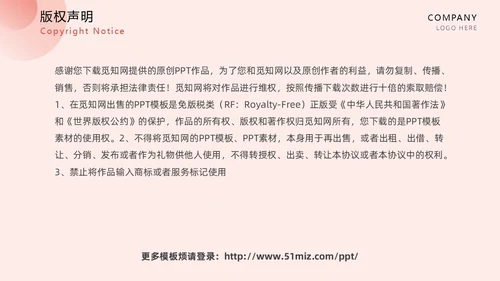 红色扁平简约龙年年终总结