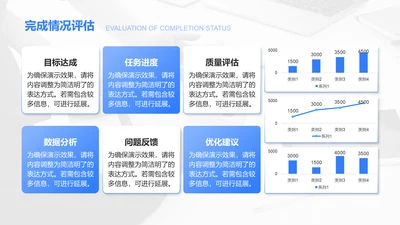 完成情况评估-工作总结PPT组合表