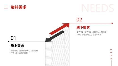 红白简约风地产引流活动策划方案