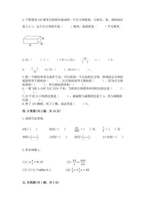 人教版六年级下册数学期末测试卷附答案（巩固）.docx