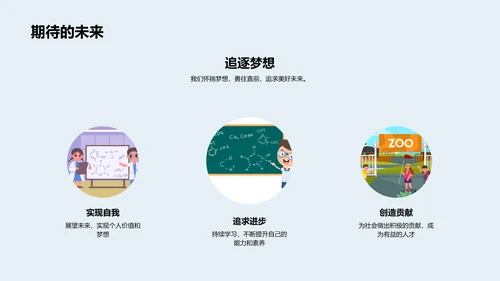 毕业纪念分享PPT模板