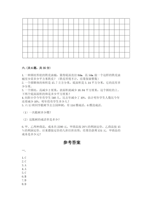 洛阳市小学数学小升初试卷带答案（满分必刷）.docx