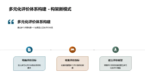 构建公平多元教育评价