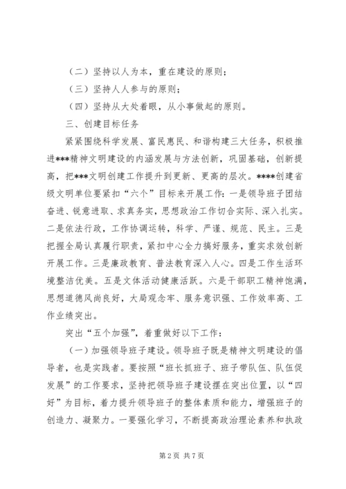 度创建省级文明单位工作规划 (2).docx