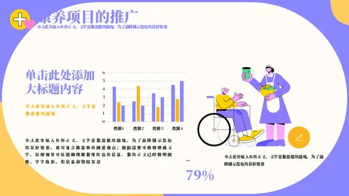 科学养老夕阳红产业计划书通用PPT模板