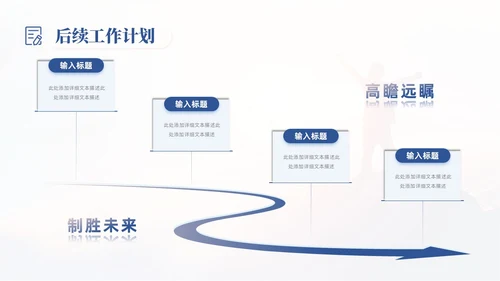 蓝色粉色励志风实拍日出工作总结公司领导PPT模板
