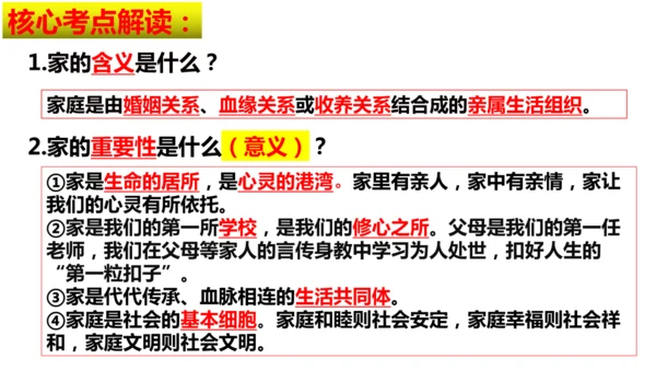 第二单元 成长的时空【核心考点复习课件】(共28张PPT)