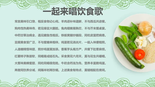 健康饮食生活小常识讲座营养师PPT模板