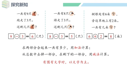 新人教版数学一年级上册5.12 解决问题（三）课件（42张PPT)