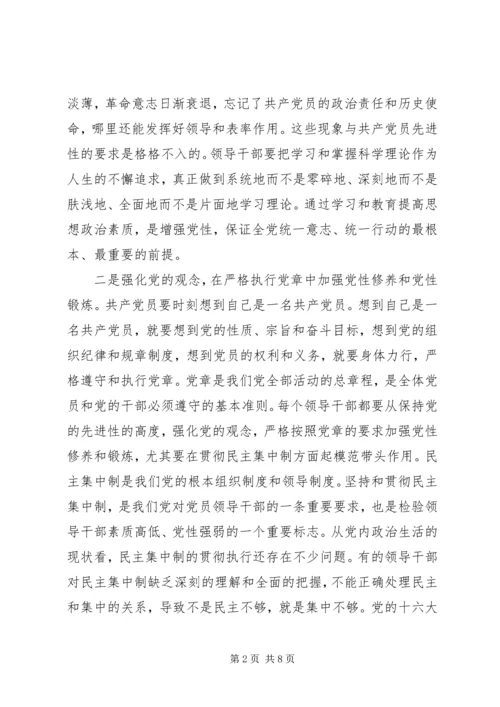 自觉加强党性修养的三点建议.docx