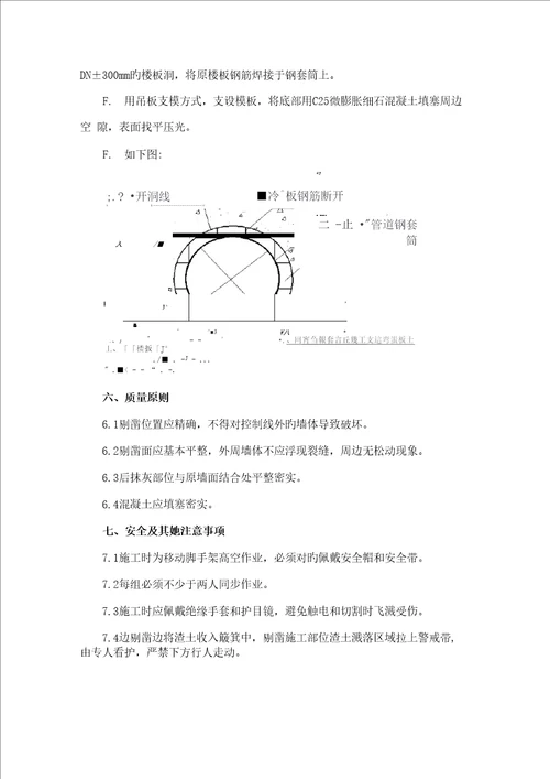 洞口综合施工专题方案