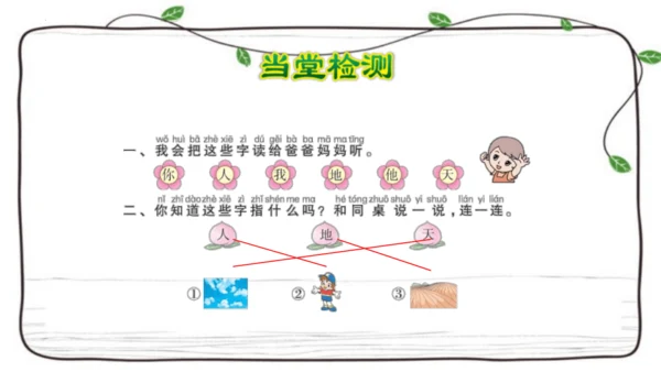 1 天地人   课件