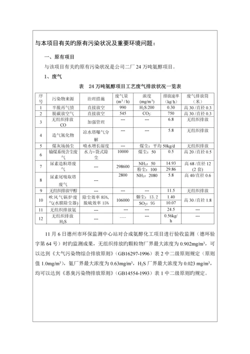 尿素标准工艺废液回收报告表.docx