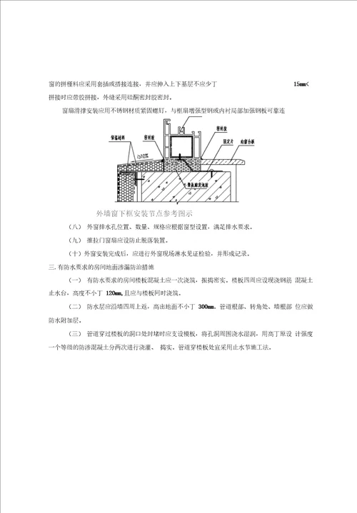 预防渗漏施工方案