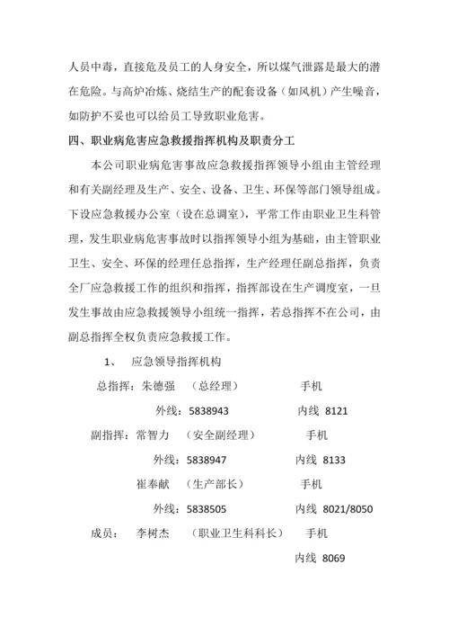 职业病危害事故应急救援预案.docx