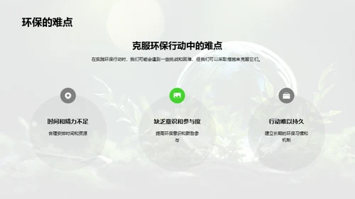 绿色行动，我是先行者