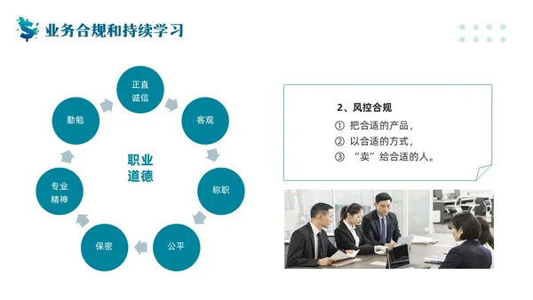 蓝色简约客户资产配置与规划PPT模板宣传PPT动态PPT