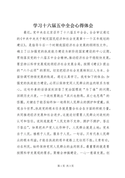 学习十六届五中全会心得体会 (4).docx