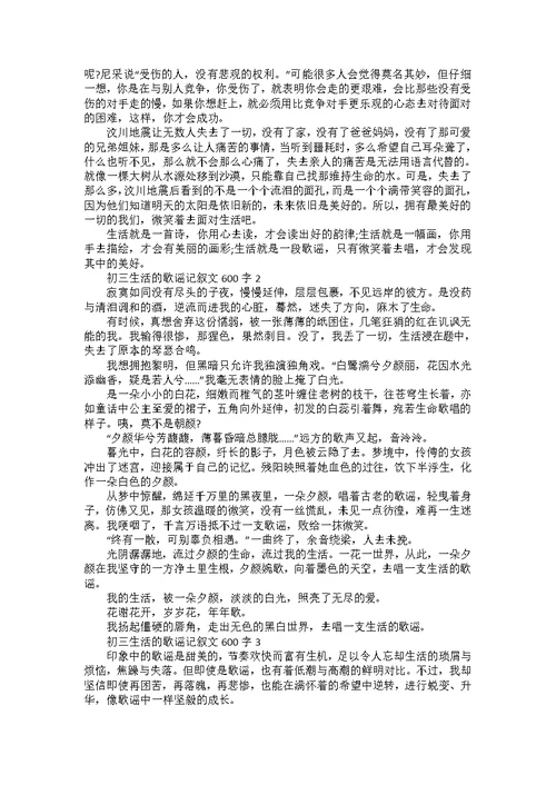 初三快乐的周末记叙文800字